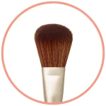 Kopf des jane iredale Powder Complexion Brush in einem Kreis